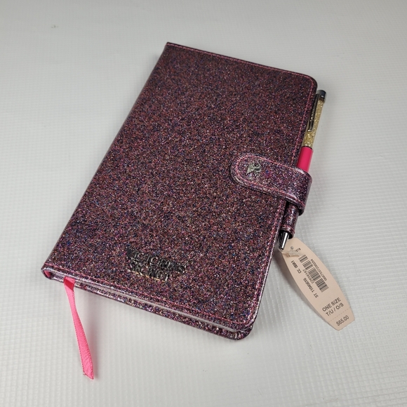 NWT Vintage Victoria's Secret Limited Edition Notebook Journal & Pen Glitter - Picture 2 of 11